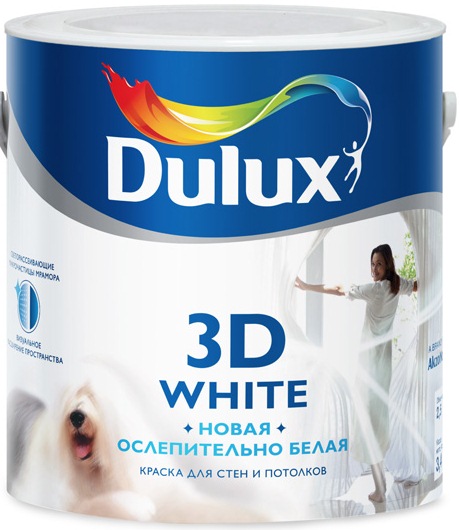 Dulux 3D White (бархатистая)