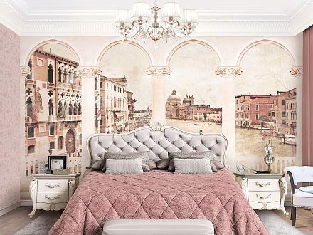 Фотообои спальня венеция