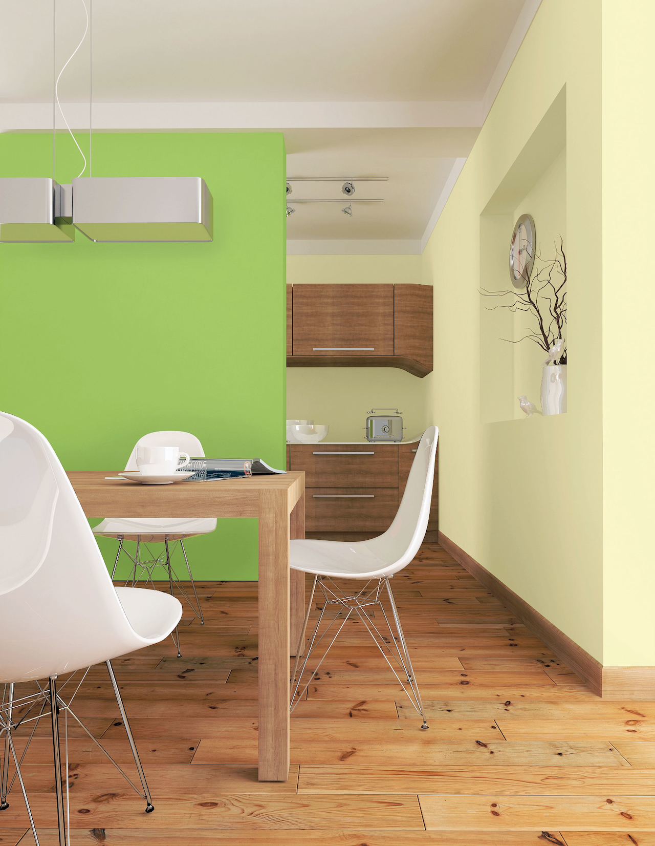 Покраска стен на кухне цвета дизайн фото