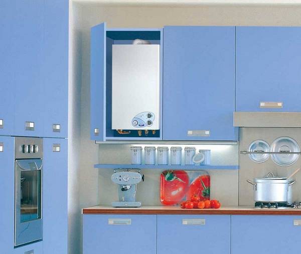 дизайн маленькой кухни с газовой колонкой фото, фото 39