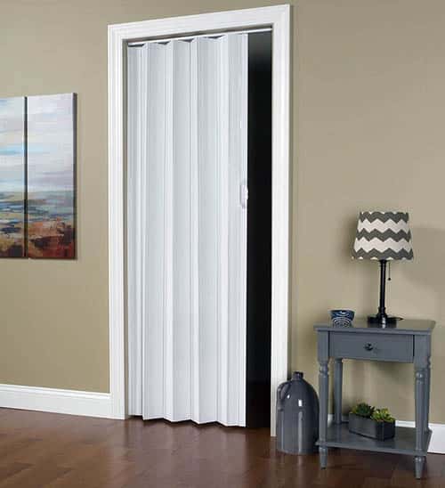 Vinyl accordion door