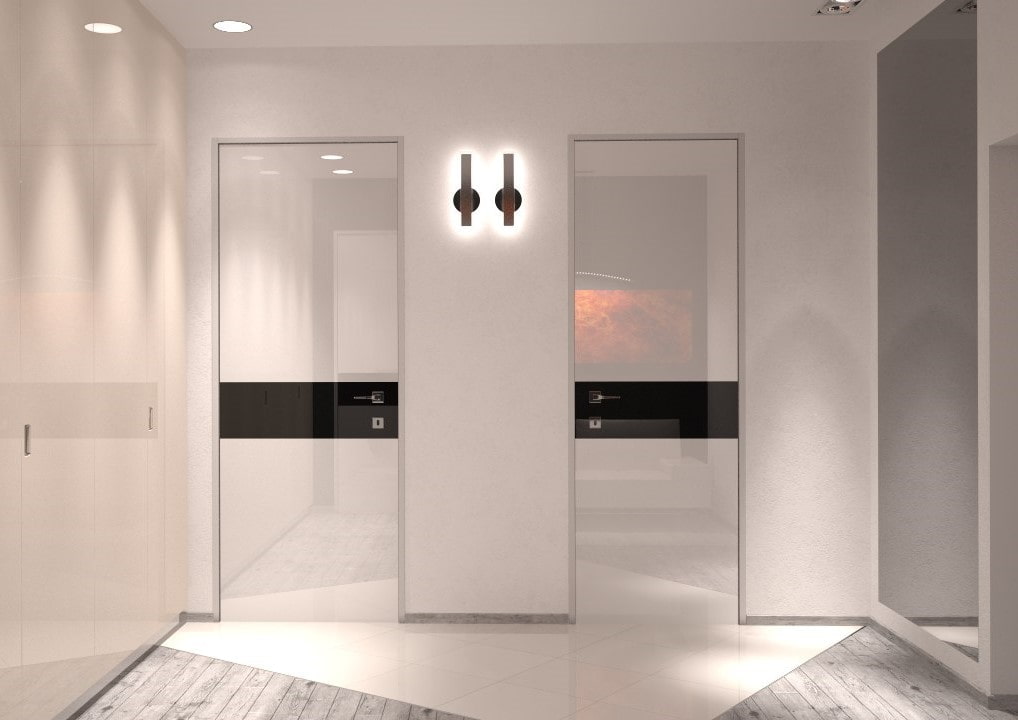 светлые двери в квартире виды дизайна