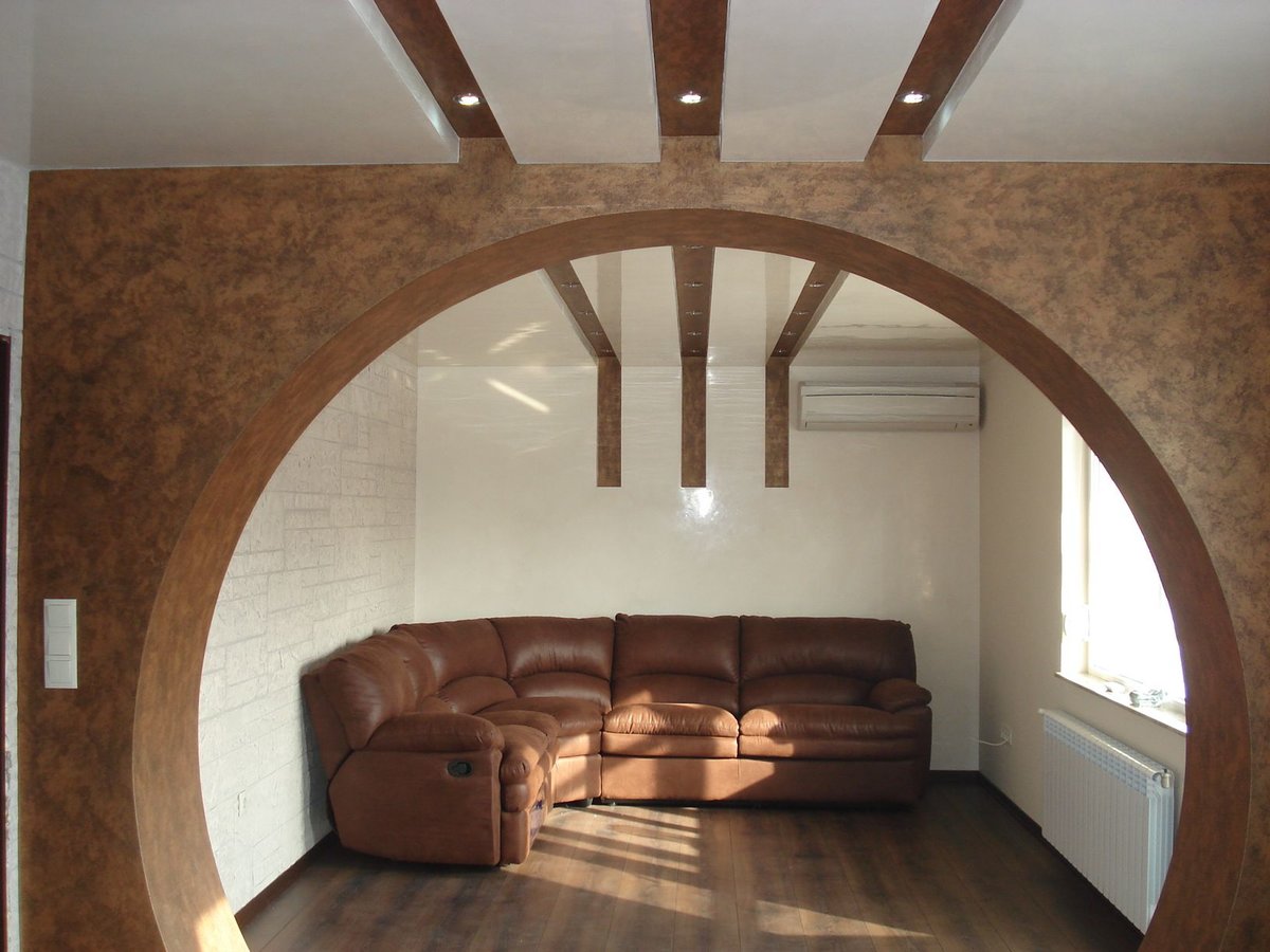 дизайн арки в интерьере квартиры