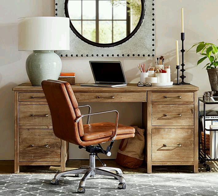 Деревянная модель письменного стола для дома и офиса
