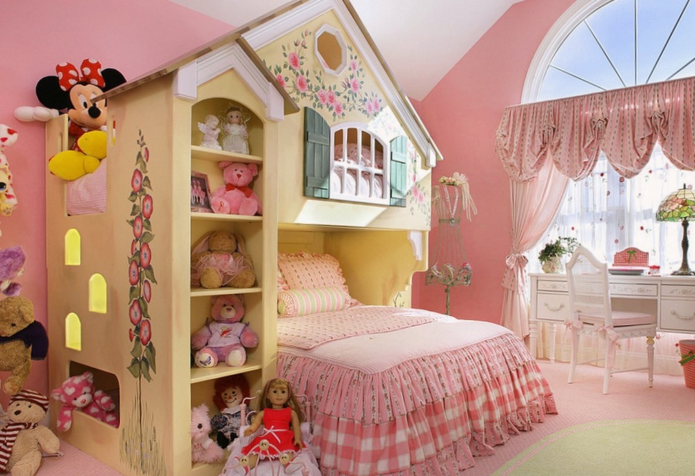 домик кровать для девочки