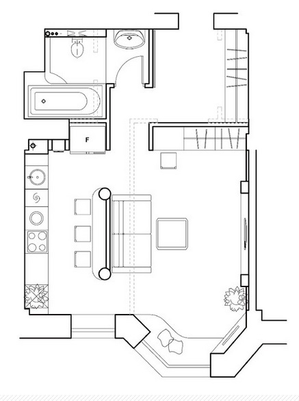 планировка однокомнатной квартиры 40 кв м 