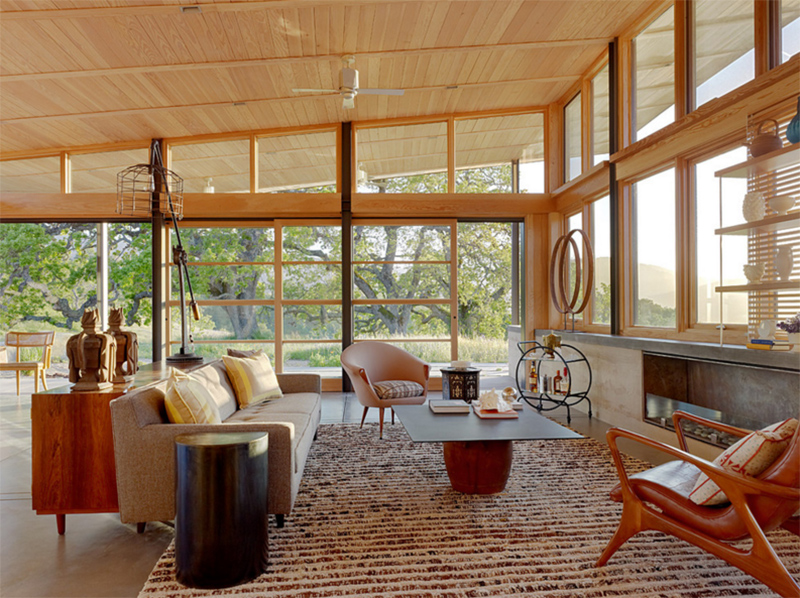 mid-century ranch style