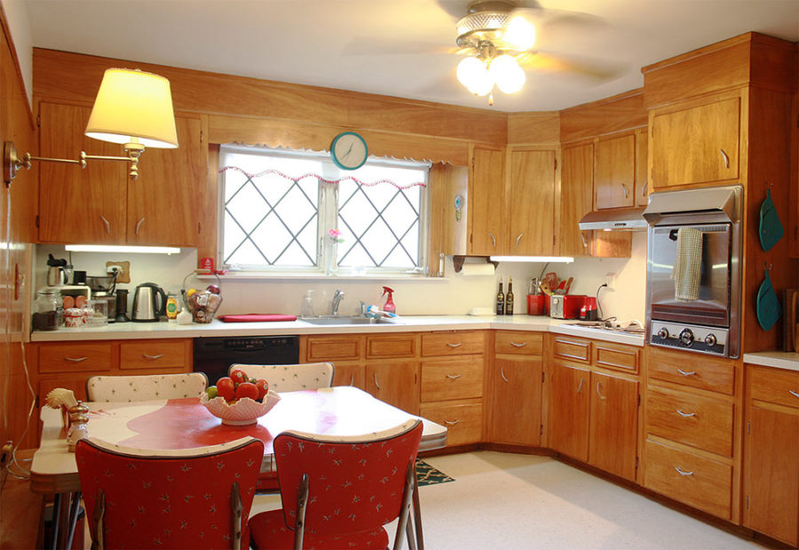 деревянный цвет кухня