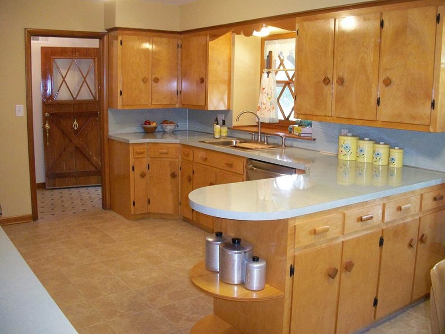 деревянный цвет кухня