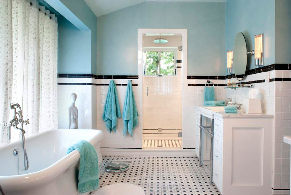 Белая ванная комната дизайн интерьера фото