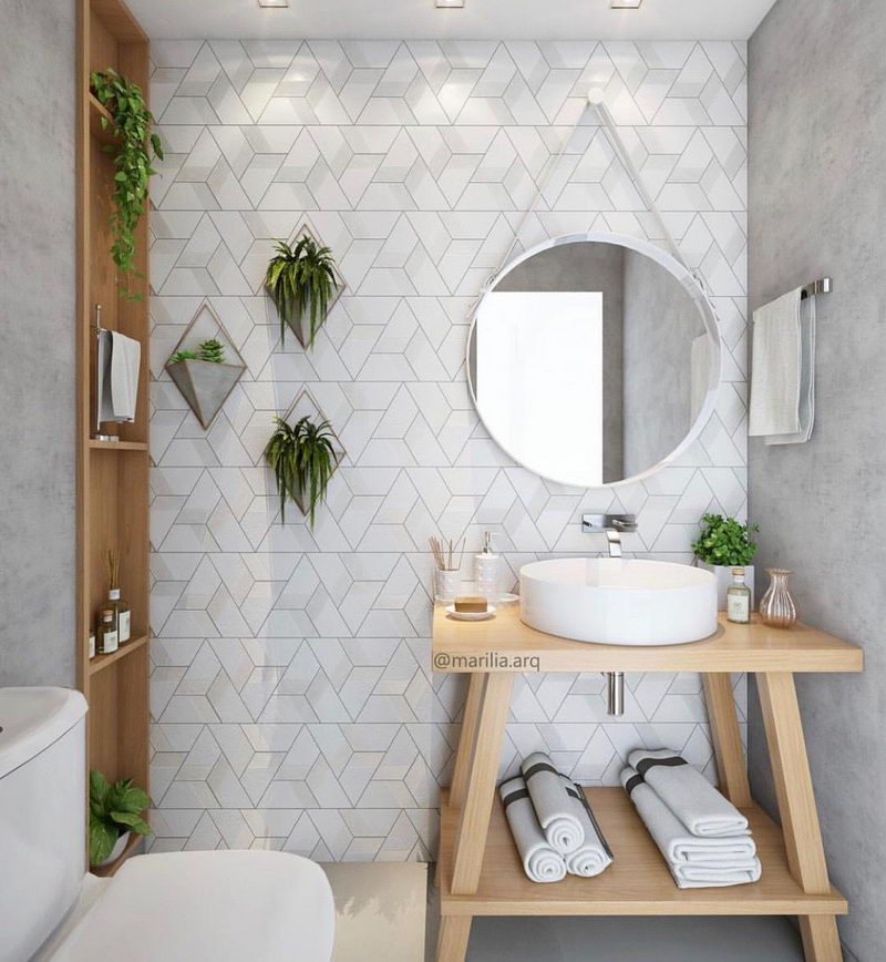 как сделать красивый дизайн туалетной комнаты