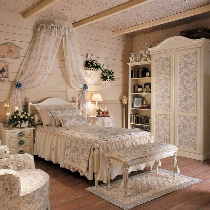 спальня в стиле прованс