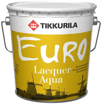 Tikkurila Finncolor Euro Lacquer Aqua / Финнколор Евро Лак Аква - полуглянцевый