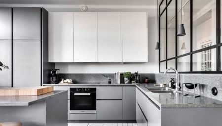 Кухня Серый Низ Фото